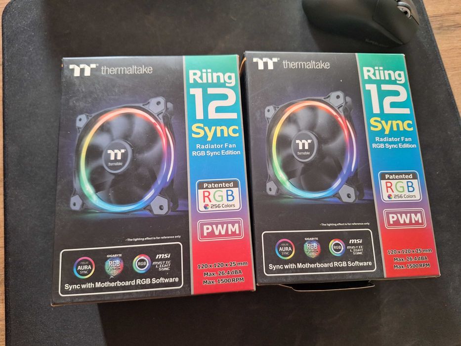 Вентиляторы Thermaltake Riing 12 RGB Sync Edition 3-Fan Pack