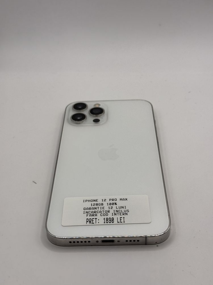 Magazin vinde iphone 12 pro max 128gb 100% garantie 12 luni