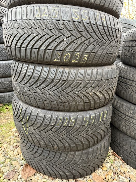 225/55/17.Set 4 buc SEMPERIT GRIP 5.dot 2023.anv M+S Iarnă.Impecabile.