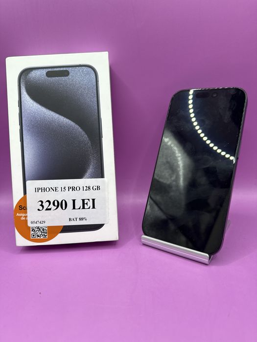 Iphone 15 Pro 128gb baterie 88 •Matei Amanet Crangasi•05474