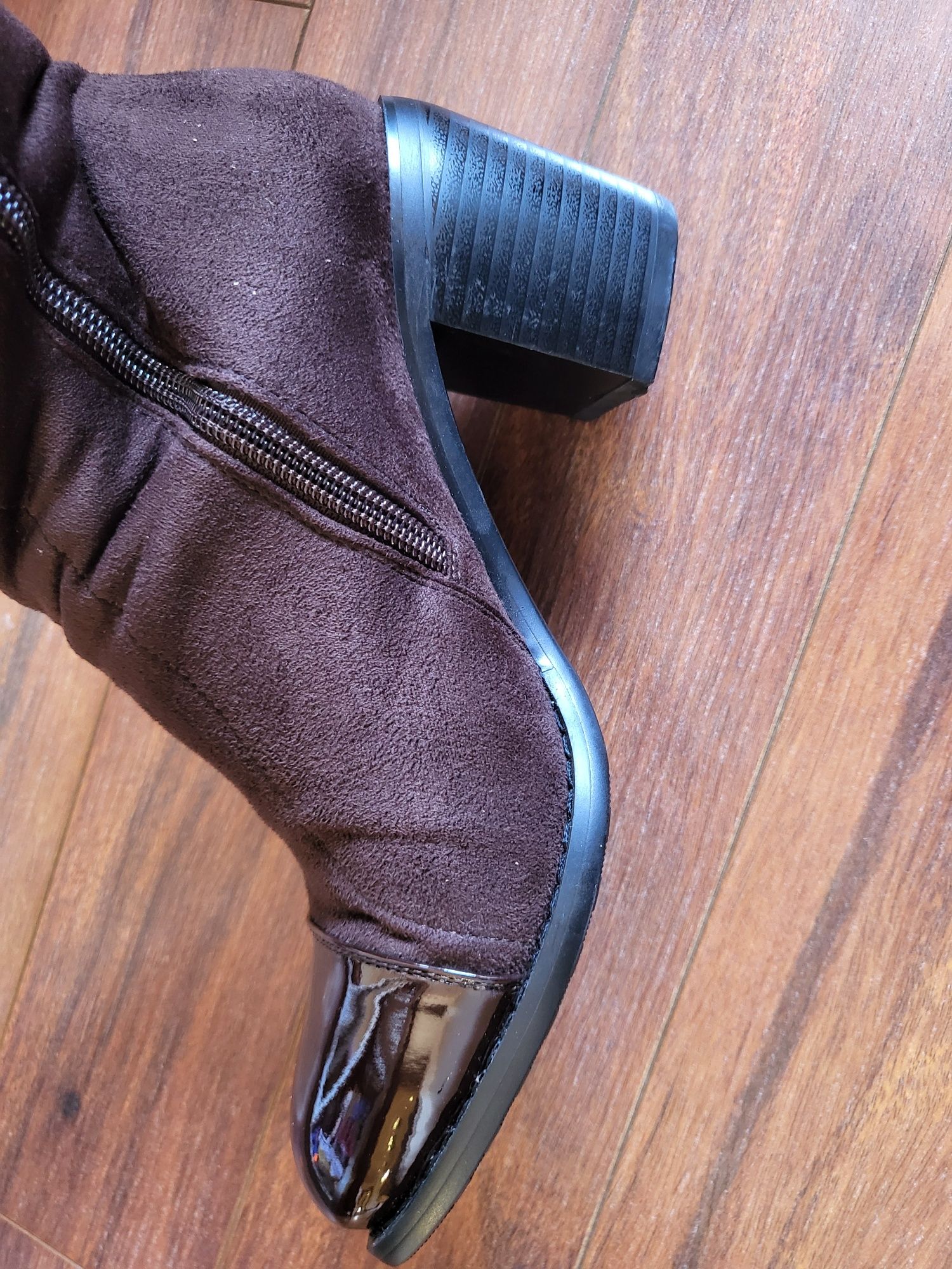 Botine damă piele întoarsă