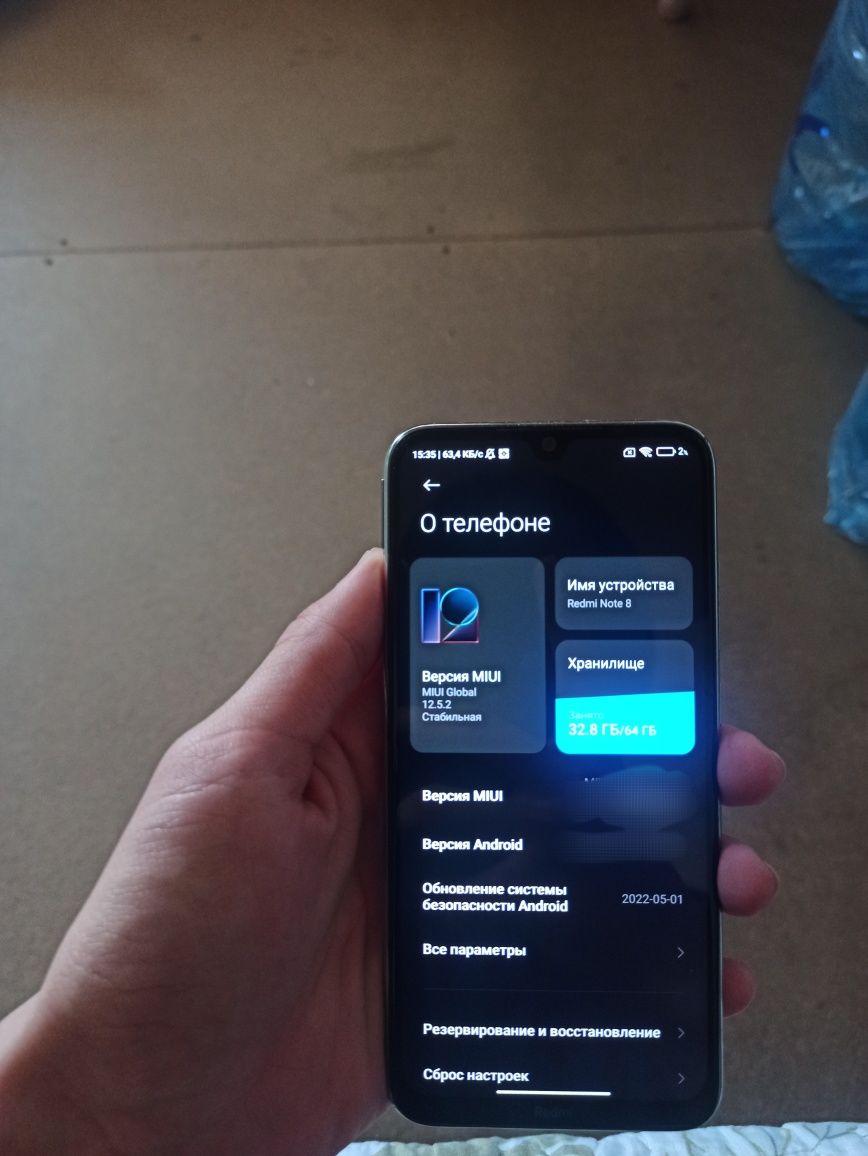 Redmi Note 8 xolati yaxw