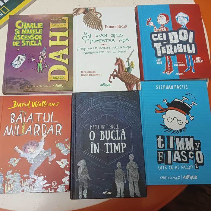 Vând Cărți de la Editura Arthur/ Atlasul lumii pentru elevi