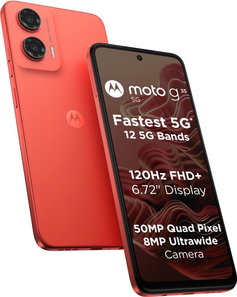 Motorola Moto G35 256gb 4+4 RAM Coral Red Неразпечатан