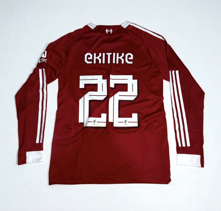 Liverpool 25/26 Home Long Sleeve ( Ekitke 22 )