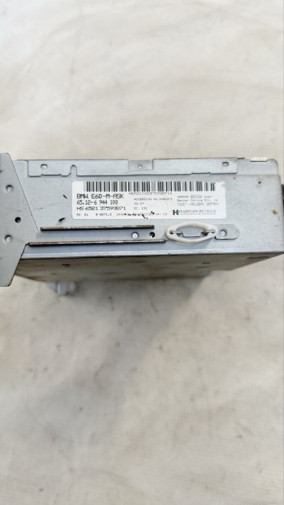 BMW E60 E61 M-ask player M-audio system controller radio navigation