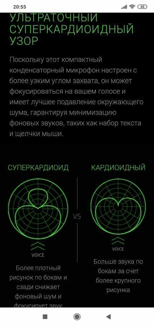 Микрофон Razer Seiren mini