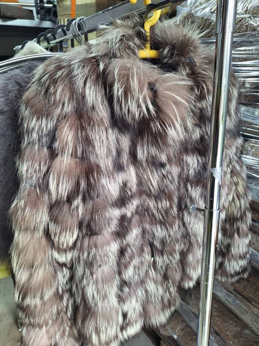 Палто естествен косъм