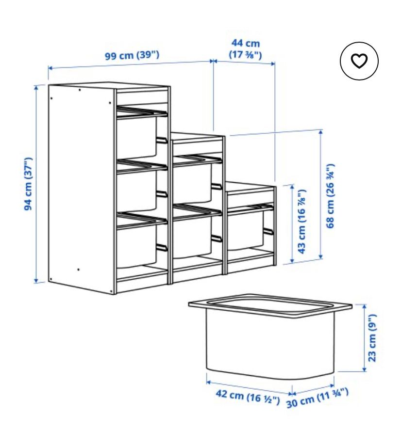 Секция с кутии IKEA