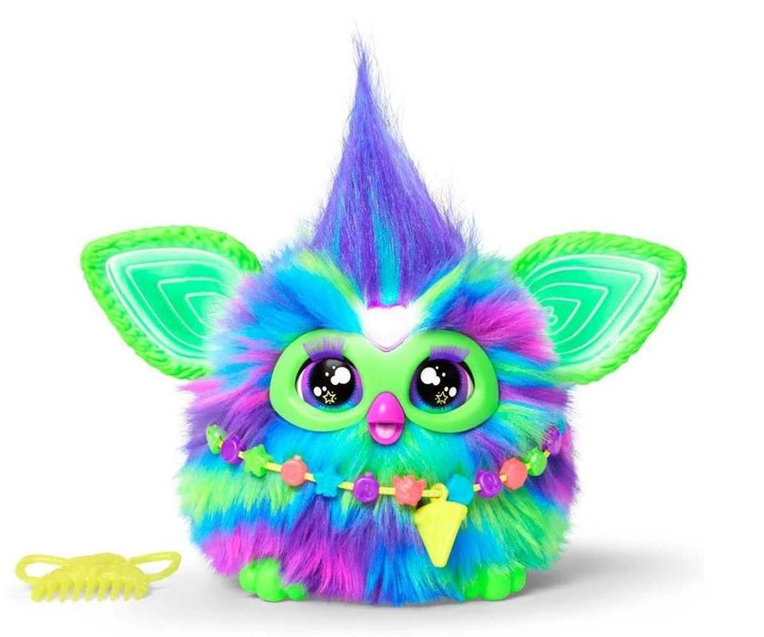 Плюшена интерактивна играчка Furby, свети в тъмното