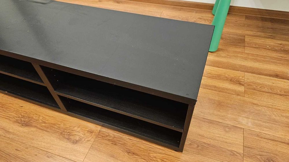 Comodă TV IKEA BESTÅ, gri închis, 180x40x38 cm – stare bună