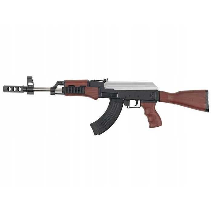 Pusca de jucarie AK47 Carabina, MAT Group, 800 bile, 64x18cm, noua