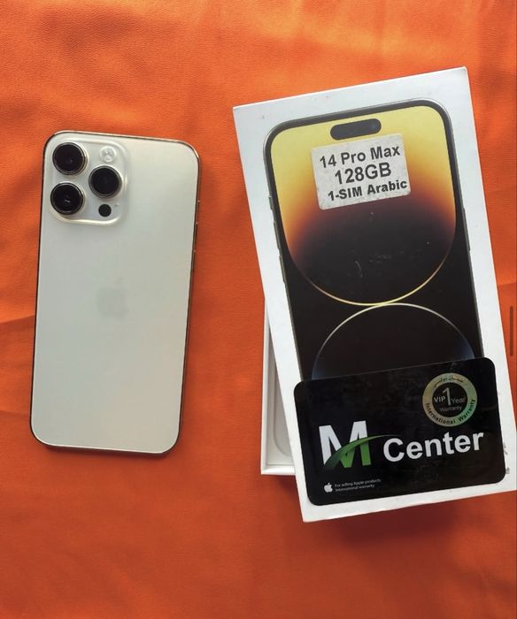 iPhone 14 ProMax 128Gb Gold Akk: 79% Radnoy