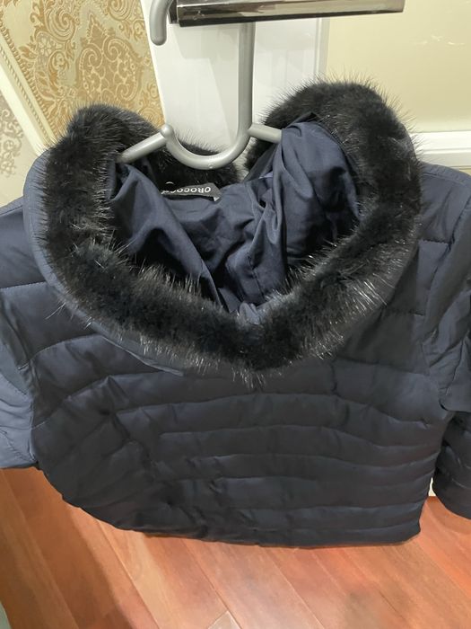 Пуховик   OROCOCO  с мехом норки размер 46