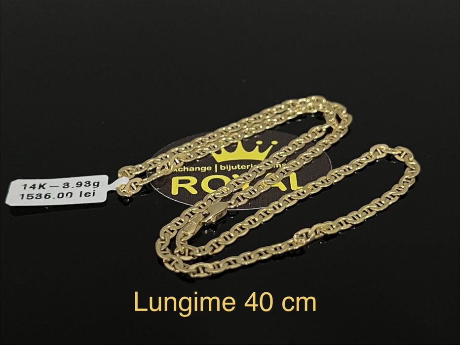 Bijuteria Royal CB : Lant unisex aur 14k 3,93gr