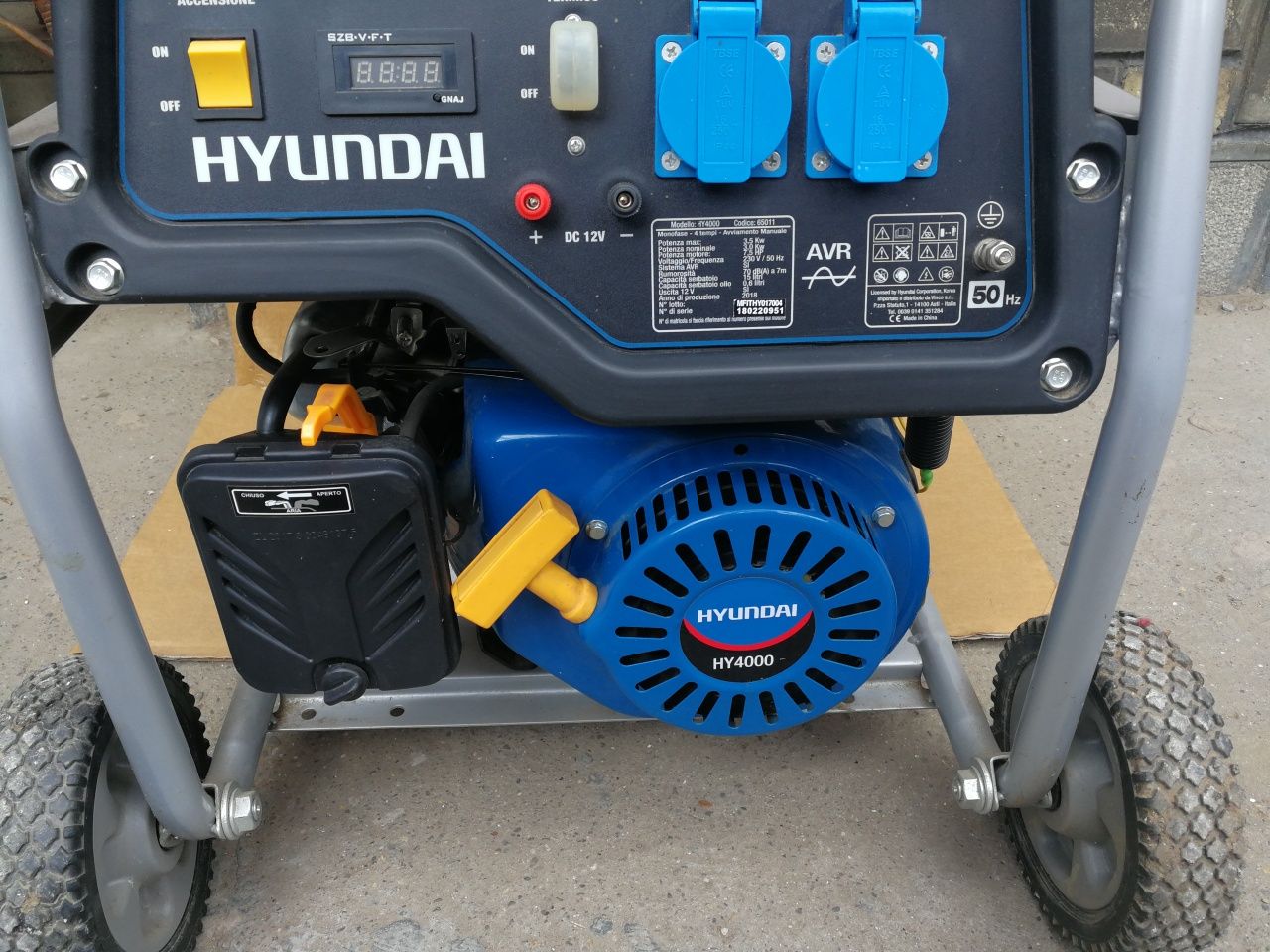 Generator de curent electric Hyundai.ideal pentru încrederea mașinilor