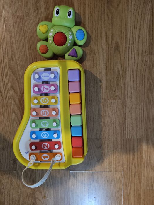 Jucărie muzicală xilofon tip pian/ Jucarie senzoriala,Broasca testoasa
