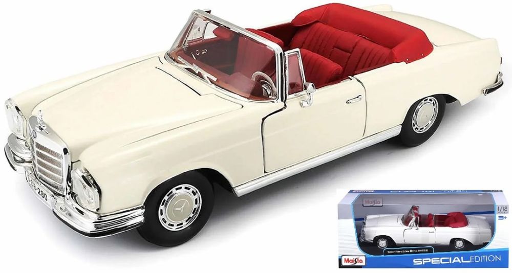 Mercedes-Benz 280 SE Cabriolet от производителя Maisto. Эта модель отн