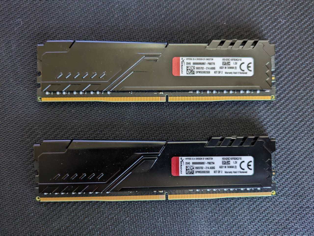 Оперативная память hyperx fury ddr-4 dimm 16gb