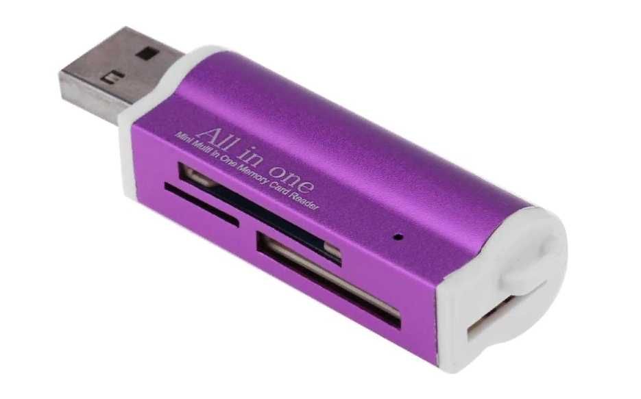 Внешний 4 в 1 картридер USB 2,0