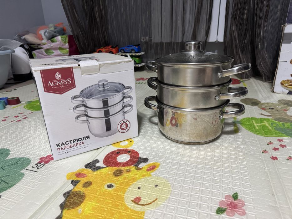 Маленькая мантоварка пароварка