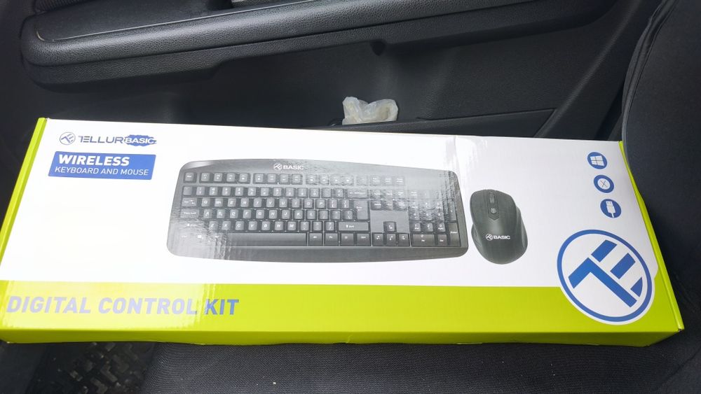 Kit tastatura si mouse fara fir Tellur Basic, TLL491051