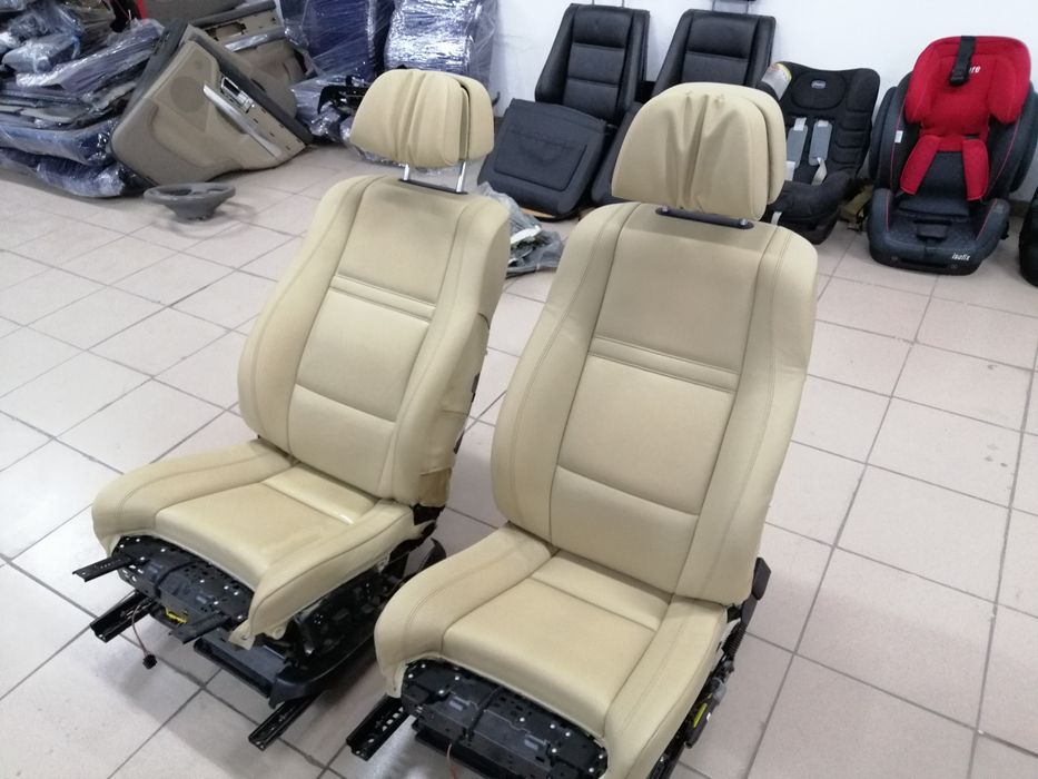Vopsea Piele Scaune confort Crem Bej Bmw x5 x6 E70-E71 Recondiționares
