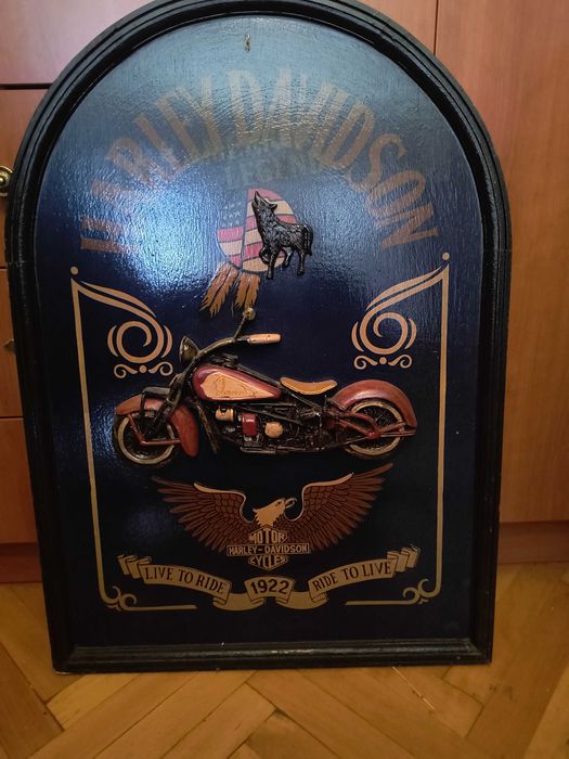Стара рекламна табела Харли
