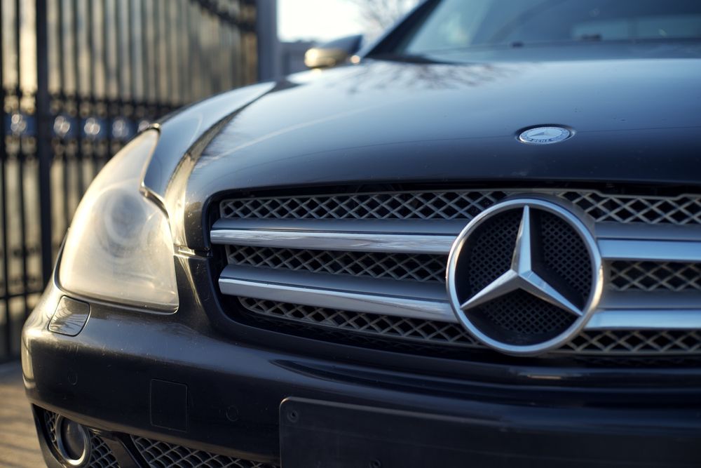 Grila frontala, grila capota, grila radiator Mercedes CLS W219 FL