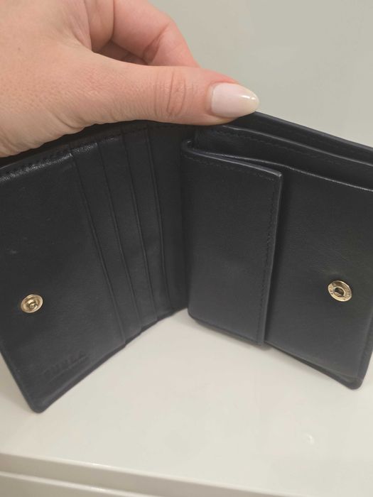 Портмоне FURLA тъмно синьо