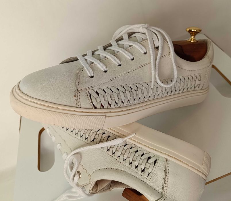 Pantofi sport casual 42 premium DUNE London NOU piele naturala