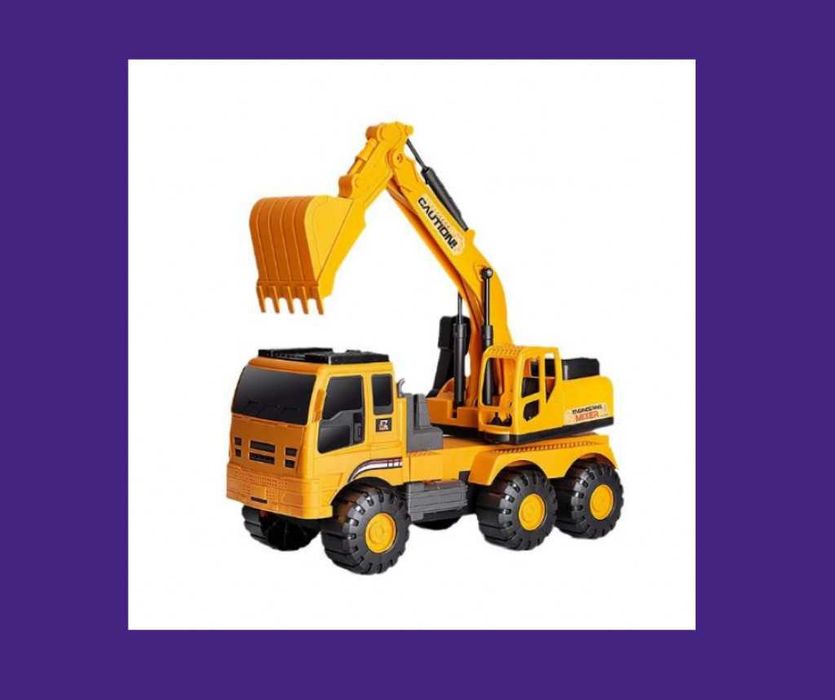 Голям детски камион-багер