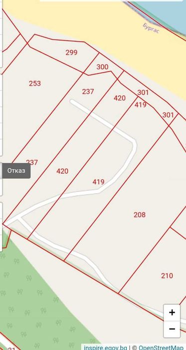 Продава се Парцел в Черноморец - 3400 кв.м за 95 €/кв.м - Снимка #1