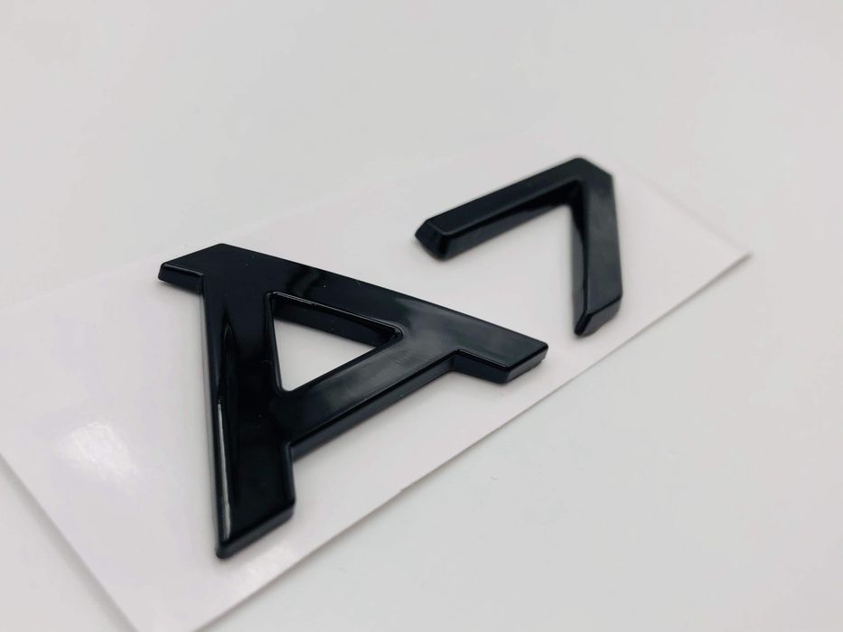 Emblema Audi A7 spate negru