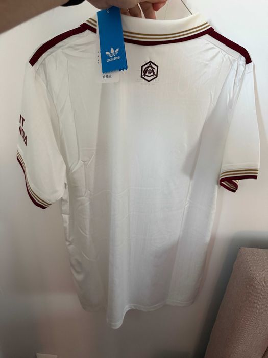 Tricou Arsenal third kit alb sezonul nou fotbal