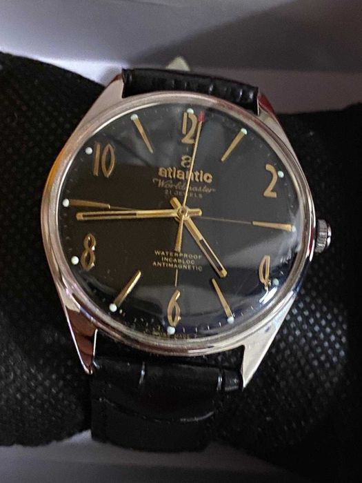 Ceas Atlantic mecanic Worldmaster 6300N 21 rubine
