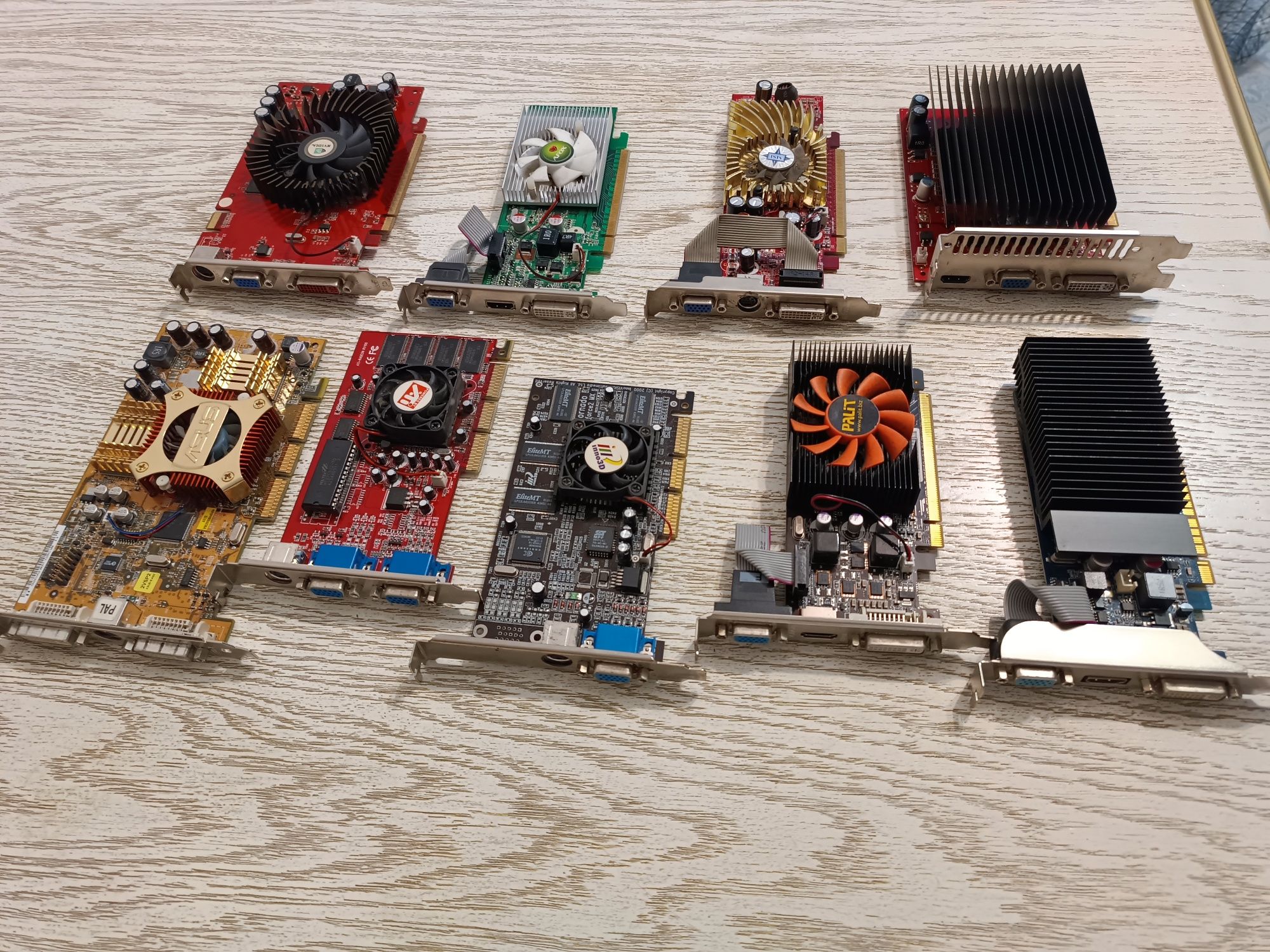 Видеокарты, остались PCI express