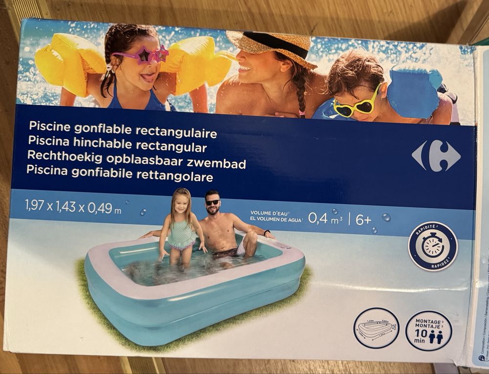 Piscina gonflabila pentru copii - Marime 1,97x1,43x0,49 m