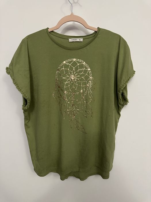 Tricou de damă verde măsliniu