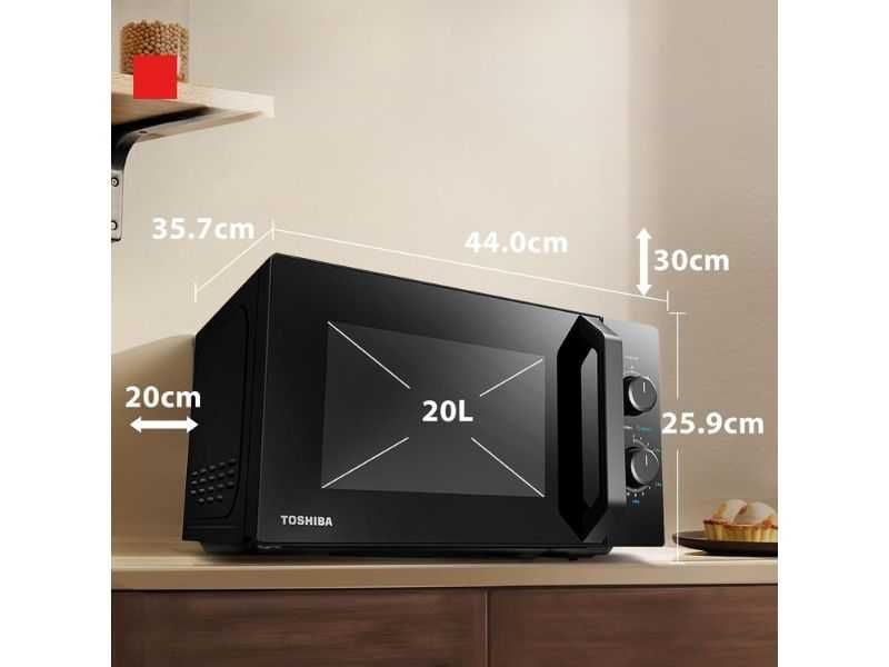 Микровълнова фурна Toshiba MW2-MM20PF(BK), 20 л, 800 W