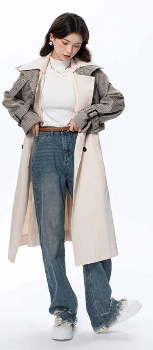 Djinsi sarafan kostyum va kostyum bezrukavka plash!