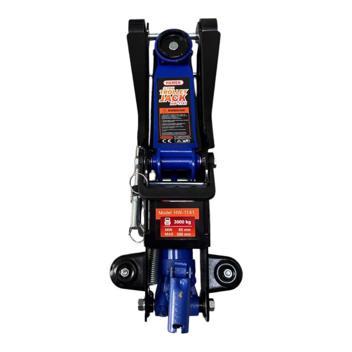 Нископрофилен крик крокодил HAWEK 3 ТОНА 85-380 мм с въртяща глава