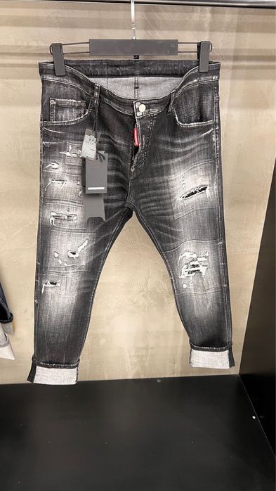 Blugi dsquared2 negrii premium colectia noua