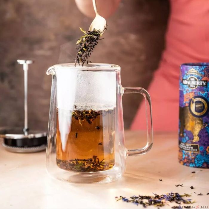 Infuzor pentru cafea, ceai, din sticla, 600 ml, Klausberg