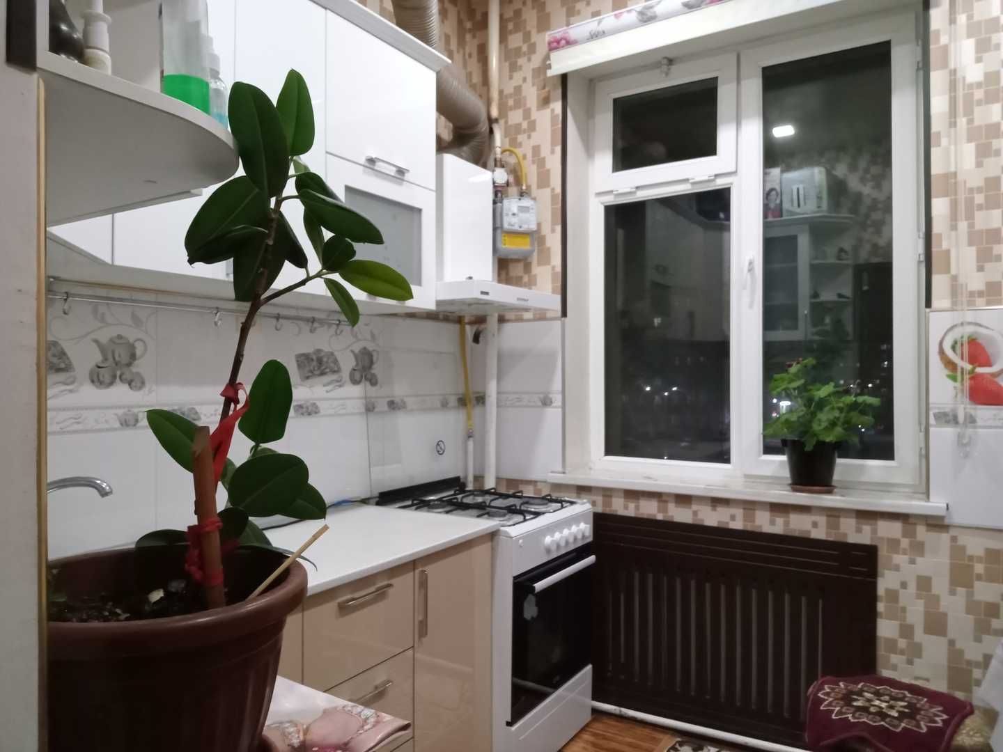 Yu 1 комн 44м2 переделанная в 2х, Сергели-6А  Ипотека