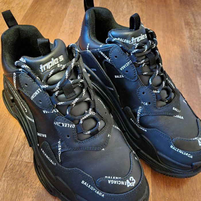 Balenciaga Triple S Black - Оригинални - Размер 43 - Отлично състояние