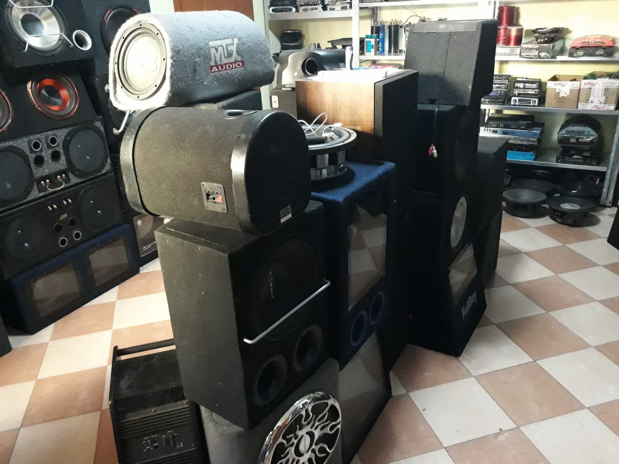statie auto blaupunkt mtx 350w rms cu amplificator subwoofer 1000w