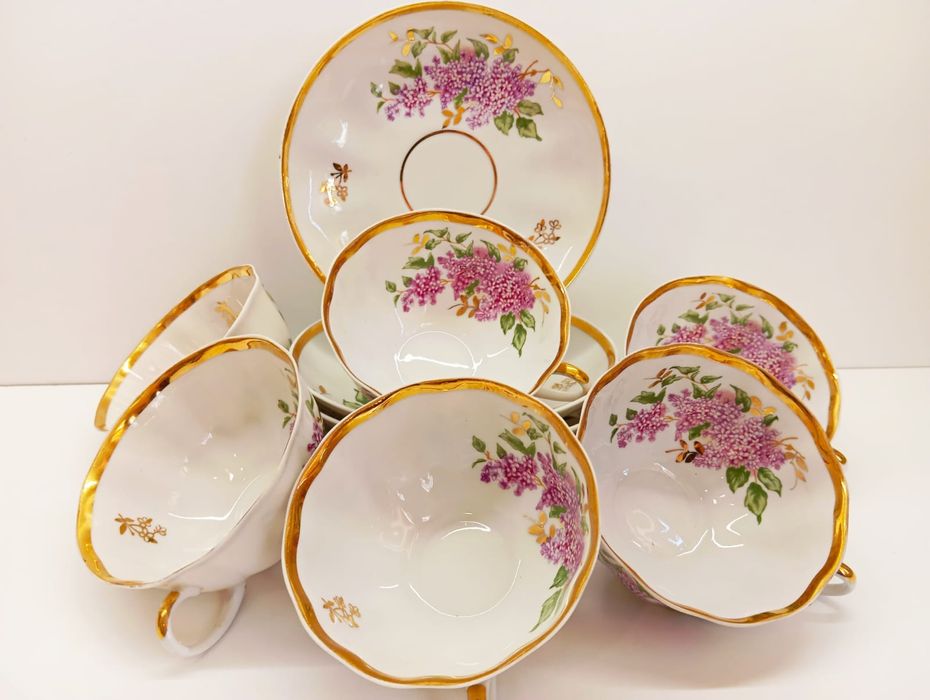 Руски порцелан. Люляк. Дулево