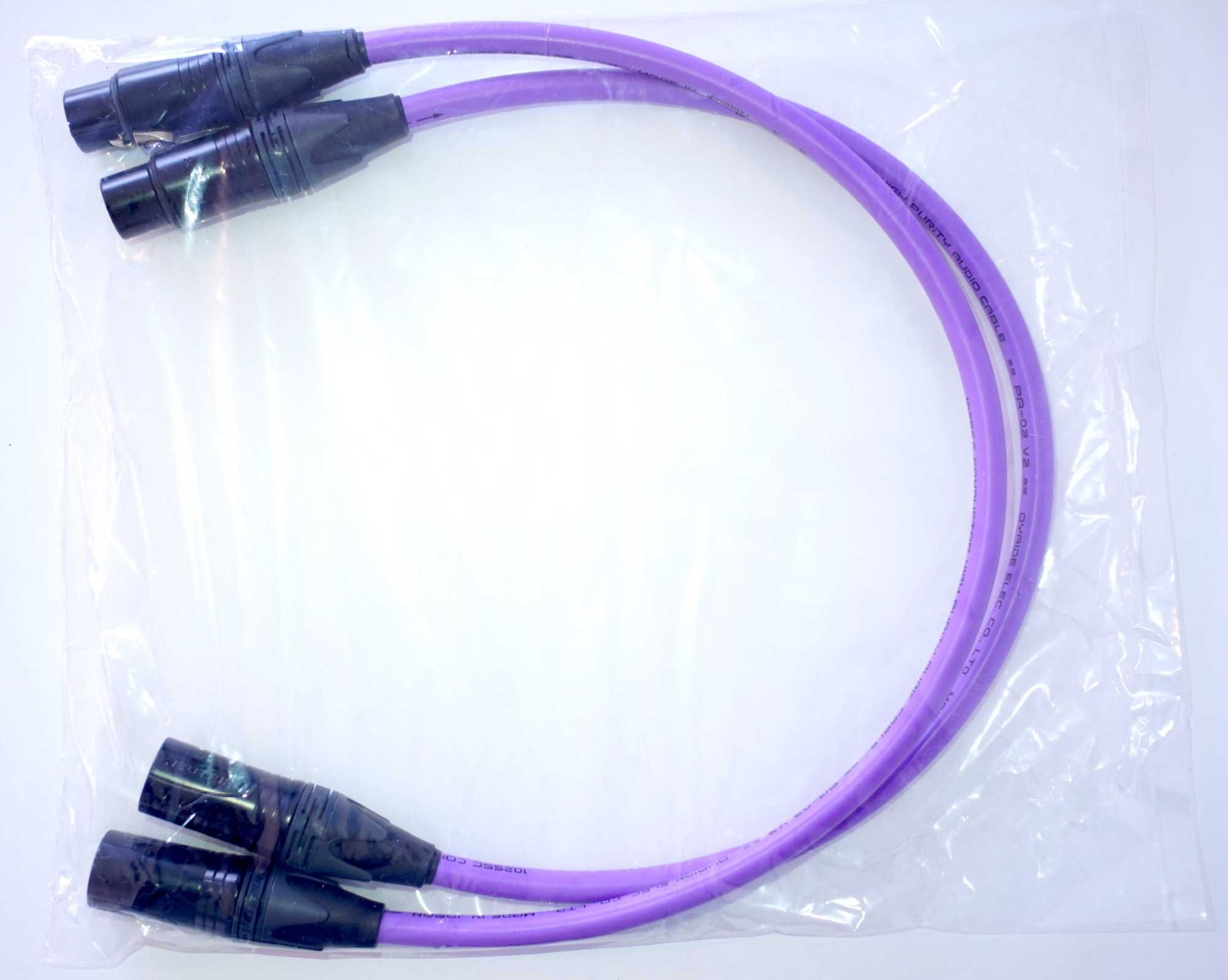 OYAIDE PA set cabluri XLR - XLR 50 cm, NeutriK, Made in Japan