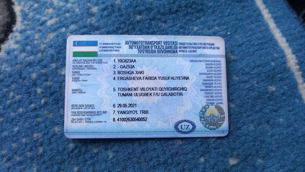 GAZ 53 A sotiladi